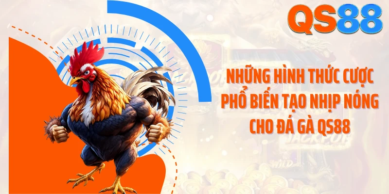 Những hình thức cược phổ biến tạo nhịp nóng cho đá gà QS88